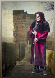 Dr Death on Chester wall